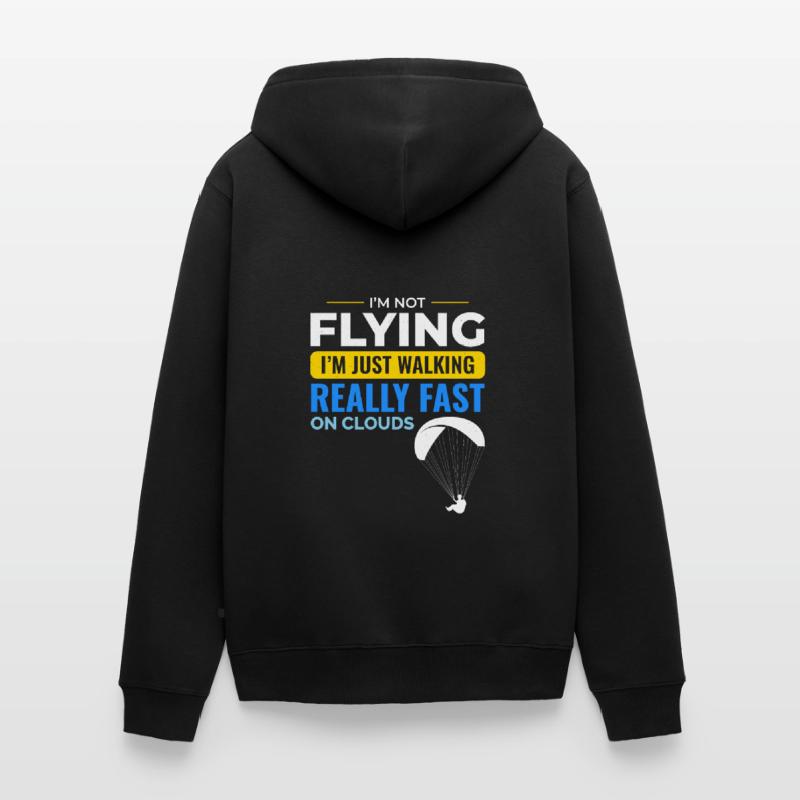 Paramotor Pilot Paramotoring Powered Paraglider Unisex Premium Organic Zip Hoodie