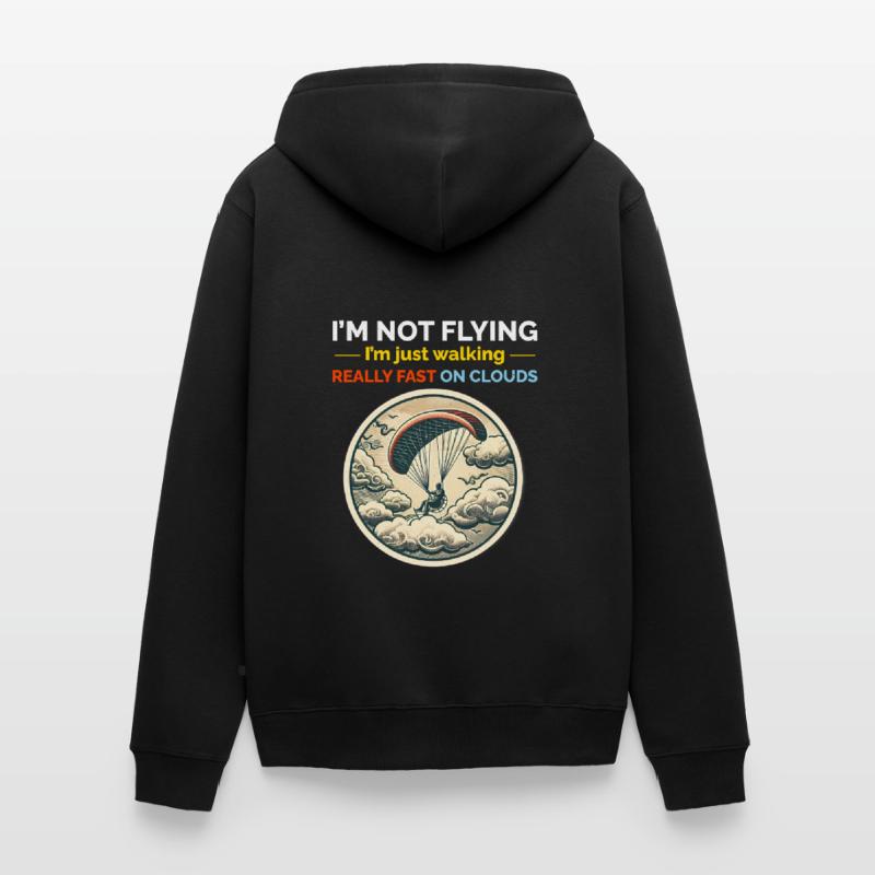 Paramotor Pilot Paramotoring Powered Paraglider Unisex Premium Organic Zip Hoodie
