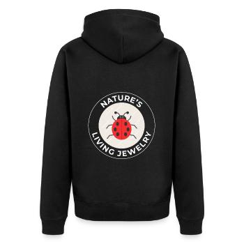 Ladybugs Insect Collector Entomology Entomologist - Unisex Premium Organic Zip Hoodie - black - Back - Nico (187cm)