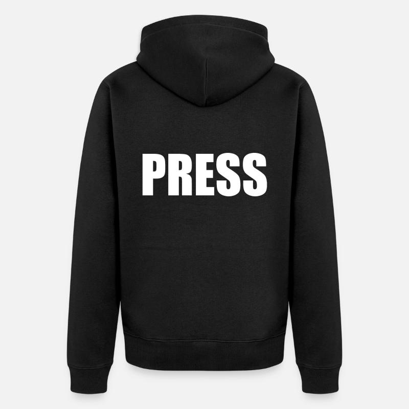 Press - Veste à capuche bio Premium Unisexe - noir