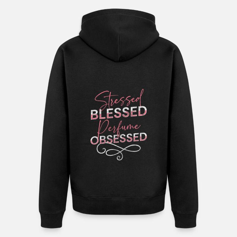 Parfum Flacon de parfum Unique - Veste à capuche bio Premium Unisexe - noir