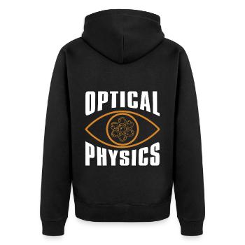 Physicien physicien - Veste à capuche bio Premium Unisexe - noir - Dos - Nico (187cm)