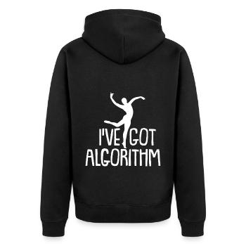 Programmeur Coder Développeur de logiciels - Veste à capuche bio Premium Unisexe - noir - Dos - Nico (187cm)