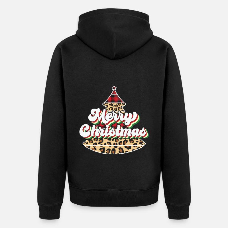 Cadeaux de Noël Noël - Veste à capuche bio Premium Unisexe - noir
