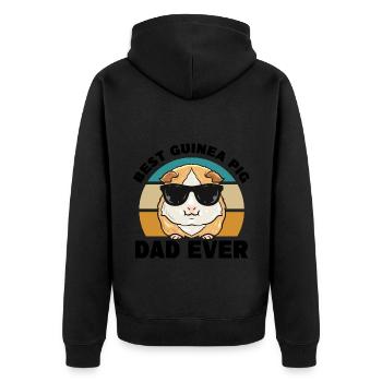 Cobaye - Veste à capuche bio Premium Unisexe - noir - Dos - Nico (187cm)