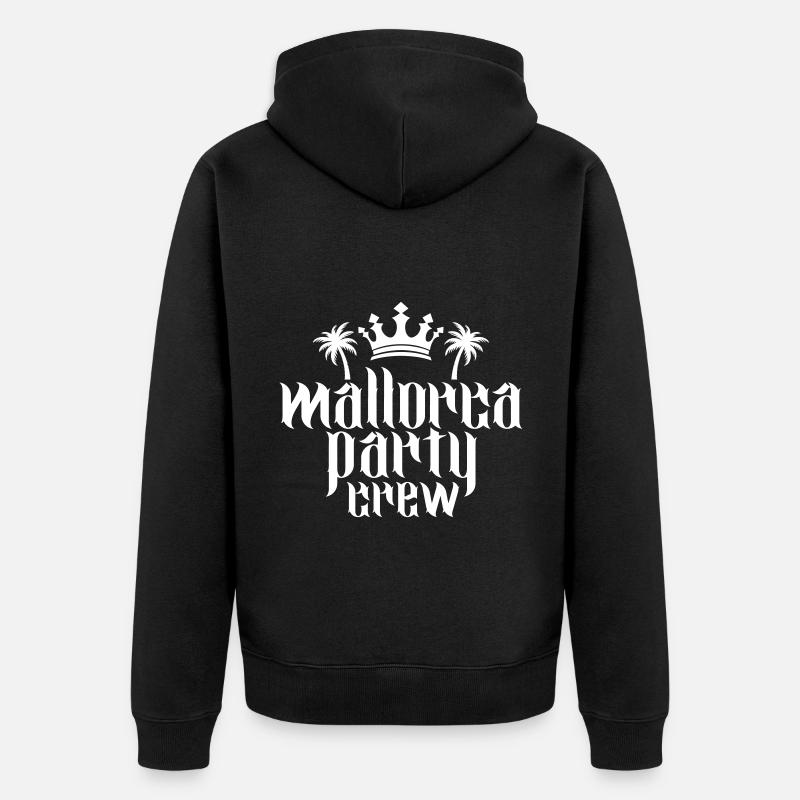 Mallorca Party Crew - Veste à capuche bio Premium Unisexe - noir