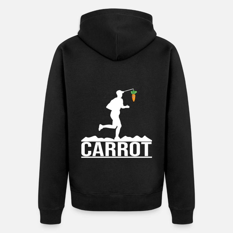 Marathon - Veste à capuche bio Premium Unisexe - noir