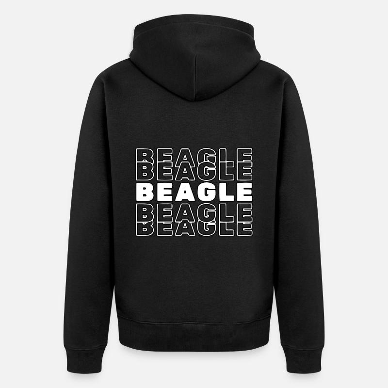 Beagle - Veste à capuche bio Premium Unisexe - noir