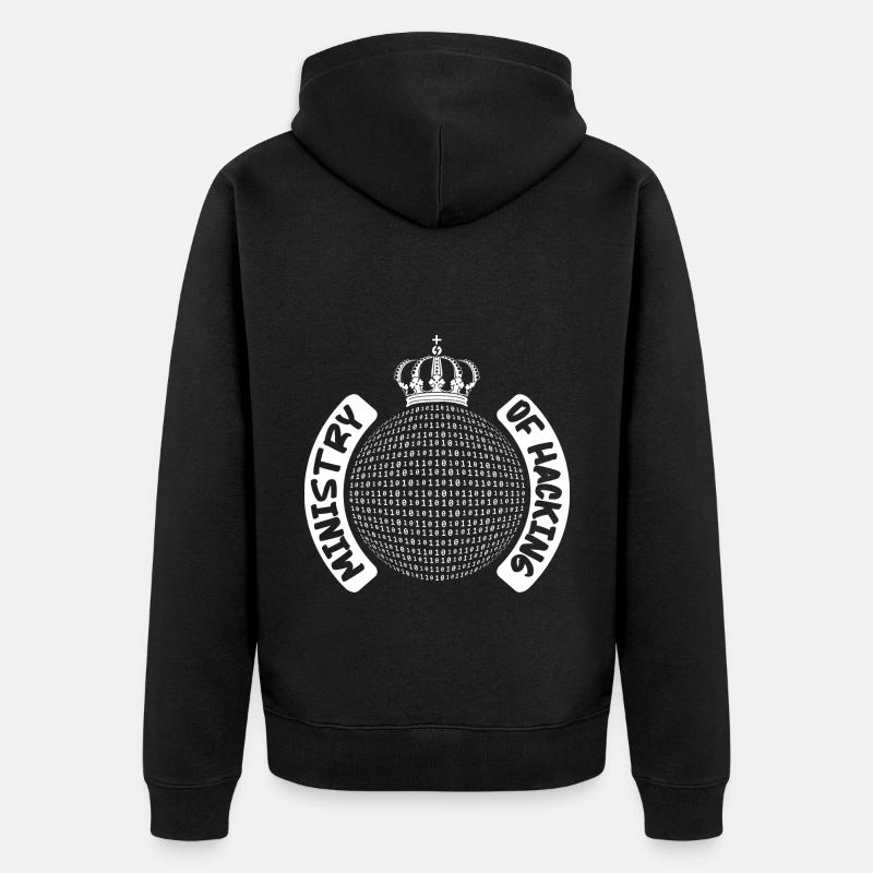 Programmierer Coder Software Entwickler - Unisex Premium Bio Zip Hoodie - Schwarz
