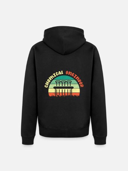 Chemical Engineering Chemical Engineering Chemicals - Unisex Premium Organic Zip Hoodie - black