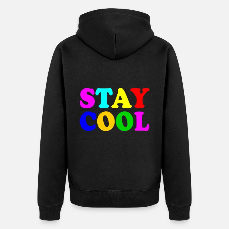 Stay cool - Veste à capuche bio Premium Unisexe - noir