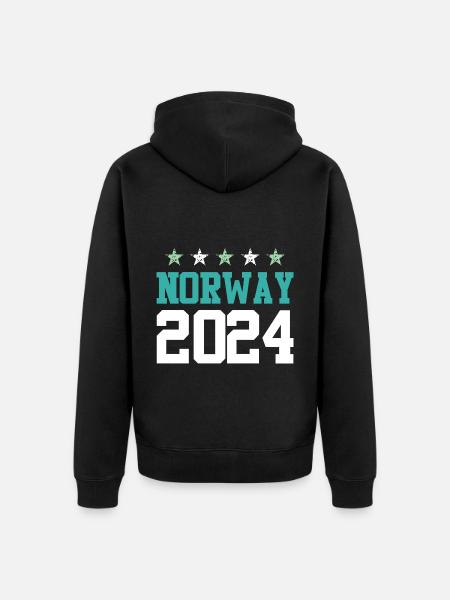 Circuits Norvège 2024 - Veste à capuche bio Premium Unisexe - noir