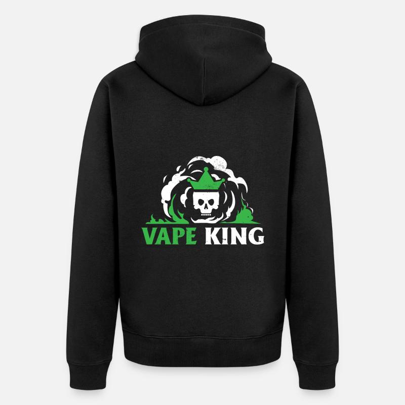 Cigarette électrique E-Cigarette E-Shisha Vape - Veste à capuche bio Premium Unisexe - noir