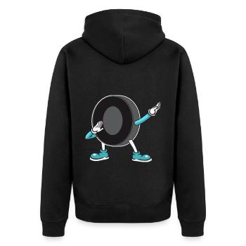 Eishockey Hockey sur glace - Veste à capuche bio Premium Unisexe - noir - Dos - Nico (187cm)