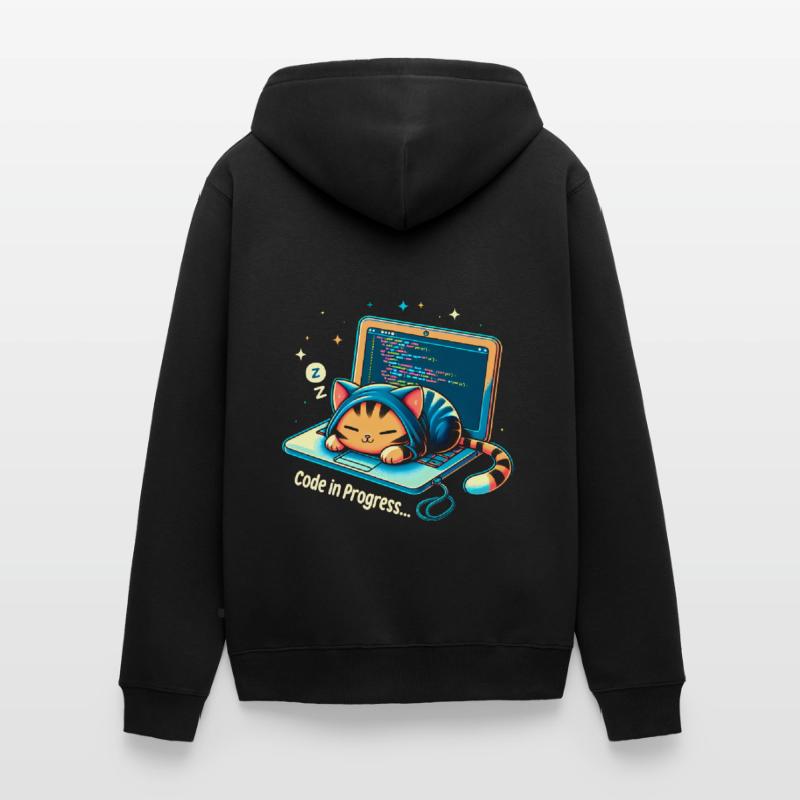 Code en cours d’élaboration. - Programmation des chats Veste à capuche bio Premium Unisexe