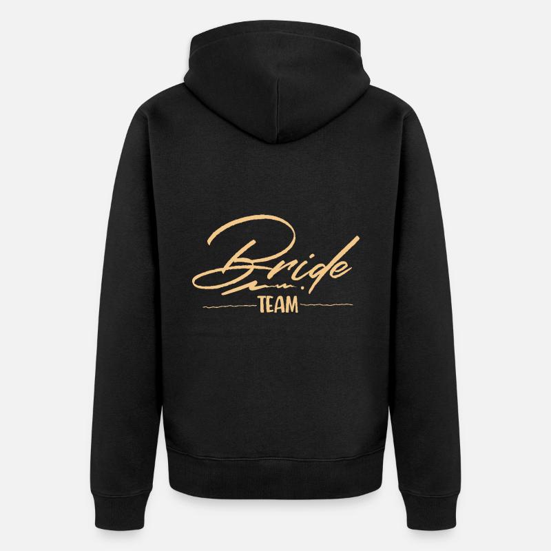 Équipe Bride - Veste à capuche bio Premium Unisexe - noir