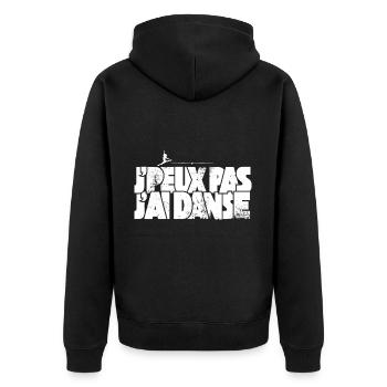 J'peux pas j'ai Danse - Veste à capuche bio Premium Unisexe - noir - Dos - Nico (187cm)