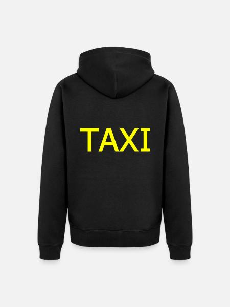Taxi - Uniseks Premium bio ziphoodie - zwart