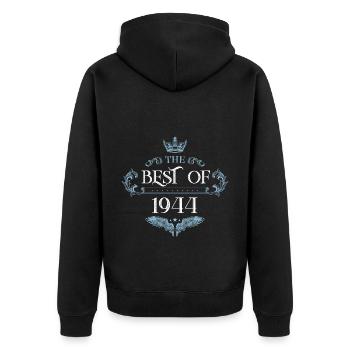 1944 best of - Veste à capuche bio Premium Unisexe - noir - Dos - Nico (187cm)