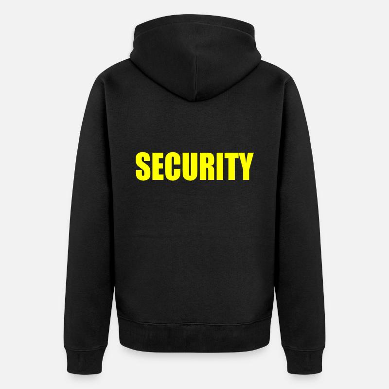 Security - Veste à capuche bio Premium Unisexe - noir