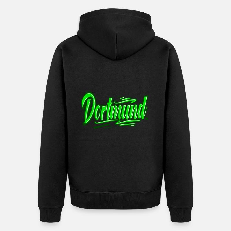 Dortmund - Veste à capuche bio Premium Unisexe - noir