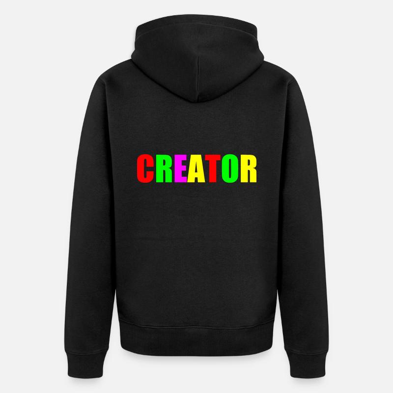 Creator - Veste à capuche bio Premium Unisexe - noir