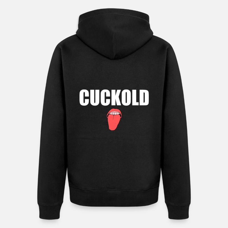 Cuckold - Veste à capuche bio Premium Unisexe - noir