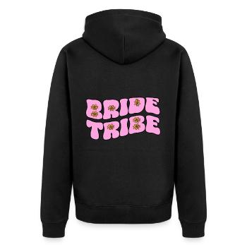Tribu de la mariée - Veste à capuche bio Premium Unisexe - noir - Dos - Nico (187cm)