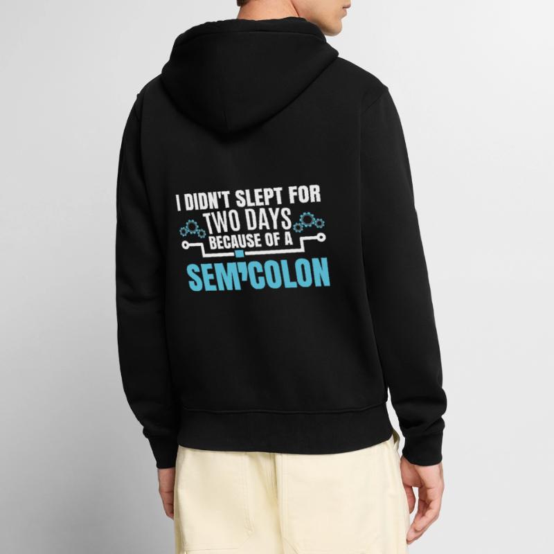 Funny Coder Programmierer Programmierung Codierung Unisex Premium Bio Zip Hoodie
