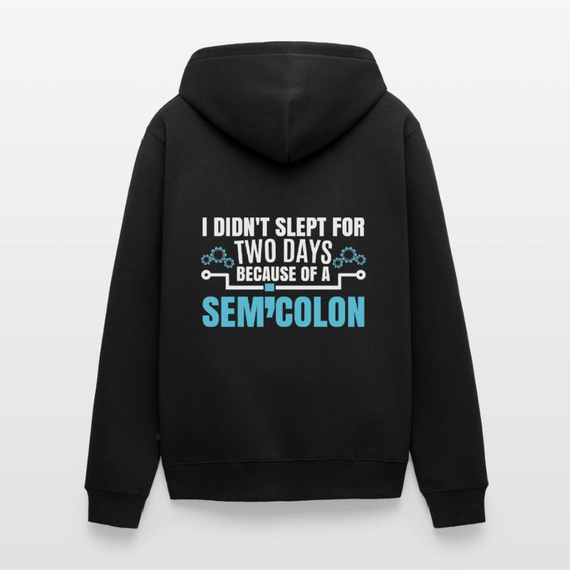 Funny Coder Programmierer Programmierung Codierung Unisex Premium Bio Zip Hoodie