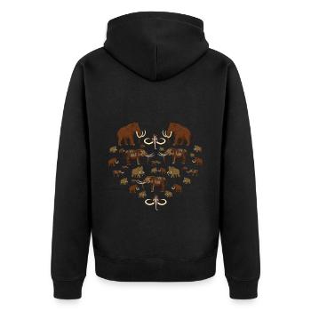 Mammut - Unisex Premium Bio Zip Hoodie - Schwarz - Hinten - Nico (187cm)