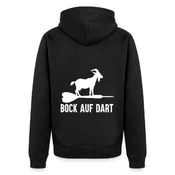 Bock Auf Dart - Fléchettes Spruch Dart Spieler - Veste à capuche bio Premium Unisexe - noir - Dos - Nico (187cm)