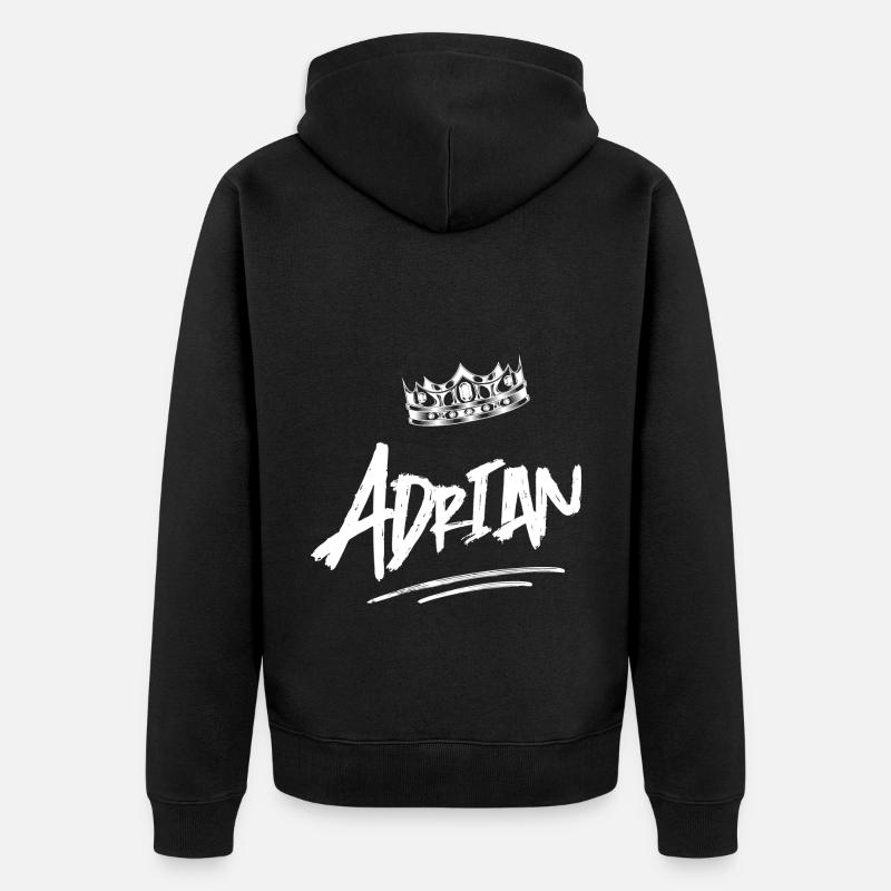 Adrian - Veste à capuche bio Premium Unisexe - noir