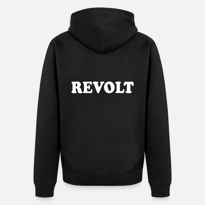 Revolt - Veste à capuche bio Premium Unisexe - noir