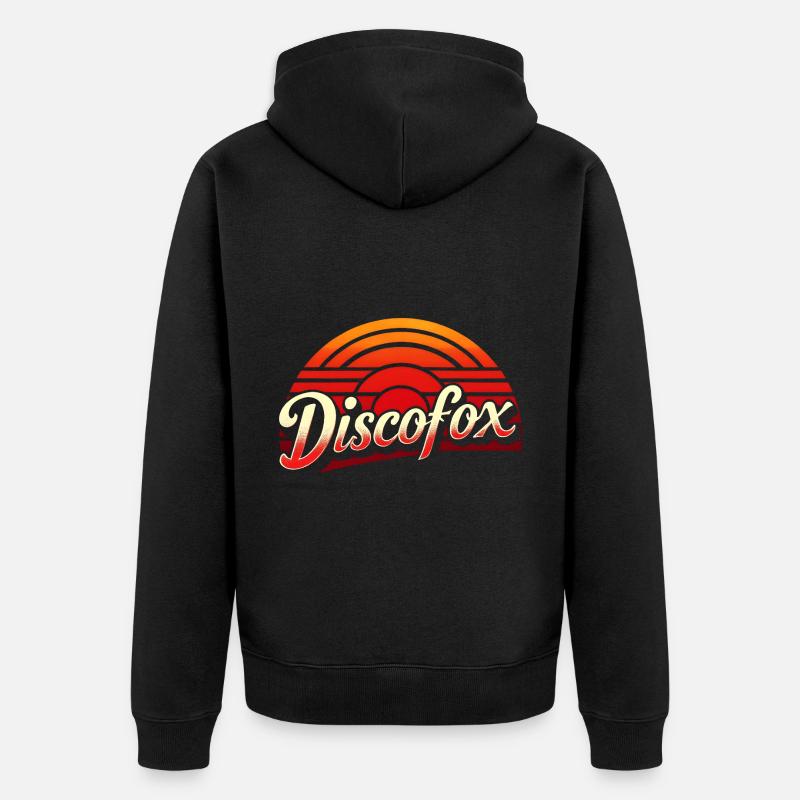 Discofox - Veste à capuche bio Premium Unisexe - noir