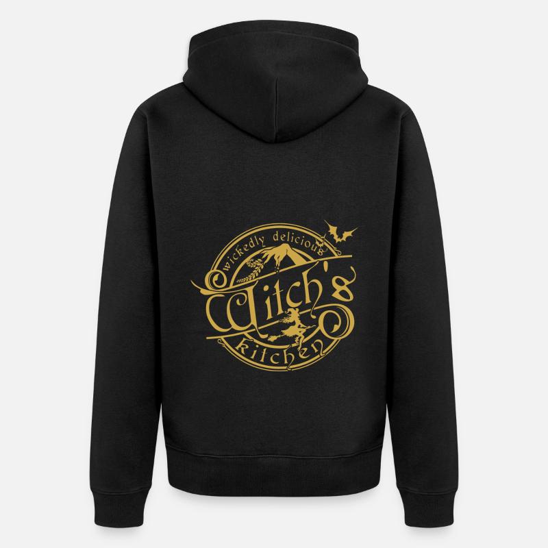 cuisine des sorcières - Veste à capuche bio Premium Unisexe - noir