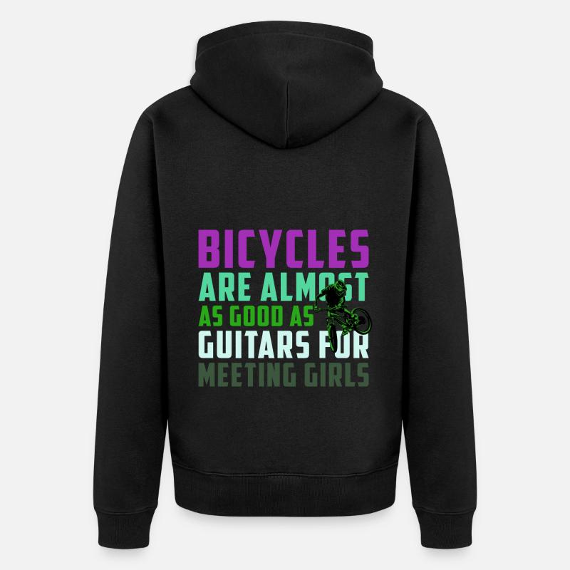 Projet 63 sans nom - Veste à capuche bio Premium Unisexe - noir