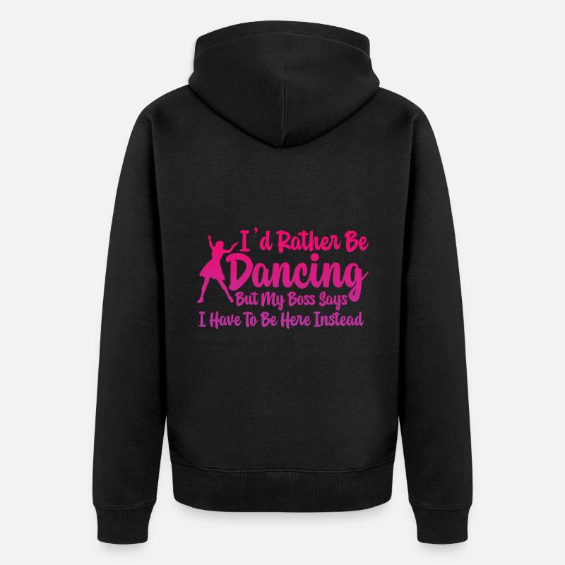 Je préfère danser 2 - Veste à capuche bio Premium Unisexe - noir