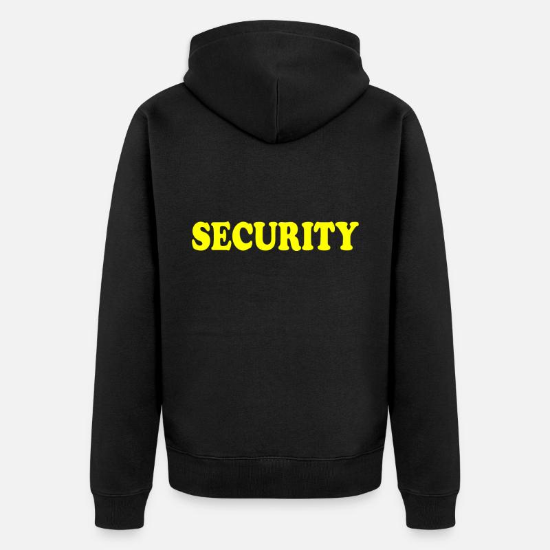 Security - Veste à capuche bio Premium Unisexe - noir