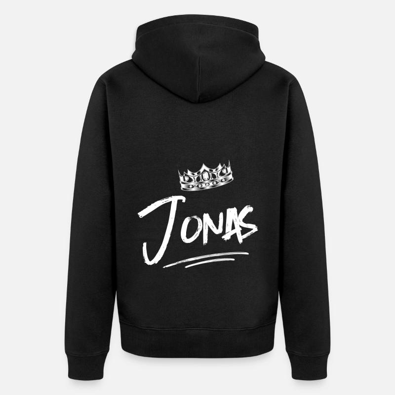 Jonas - Veste à capuche bio Premium Unisexe - noir