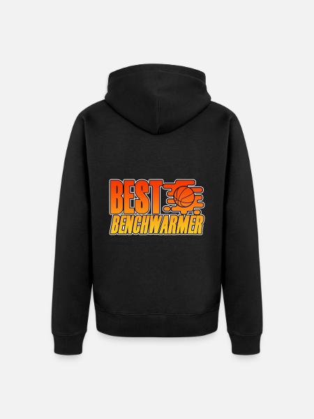 Best Benchwarmer 4 - Unisex Premium Organic Zip Hoodie - black