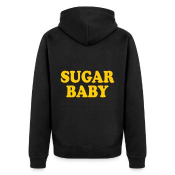 Sugar baby - Veste à capuche bio Premium Unisexe - noir - Dos - Nico (187cm)