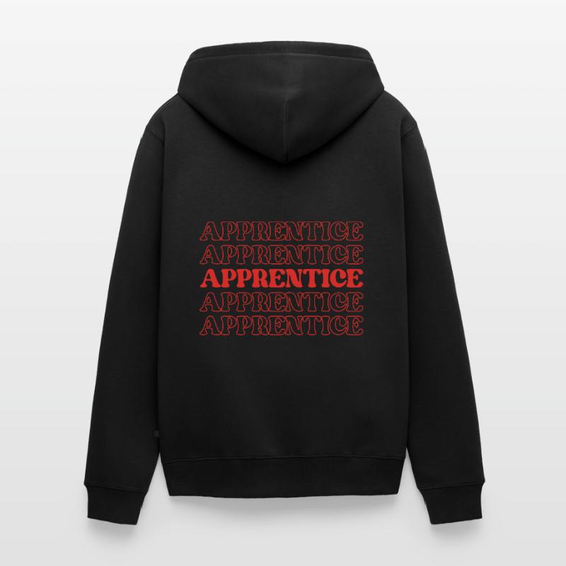 Apprentice Trainee Apprentice Novice Learner Unisex Premium Organic Zip Hoodie