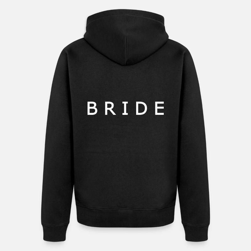Bride - Veste à capuche bio Premium Unisexe - noir