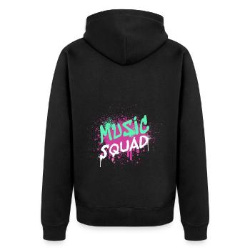 Groupe de musique Professeur de musique Musicien - Veste à capuche bio Premium Unisexe - noir - Dos - Nico (187cm)