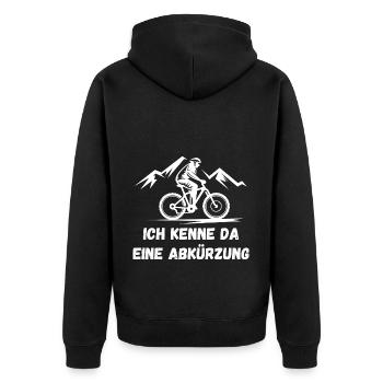 Vélo Disant VTT Vélo de route E-Bike - Veste à capuche bio Premium Unisexe - noir - Dos - Nico (187cm)