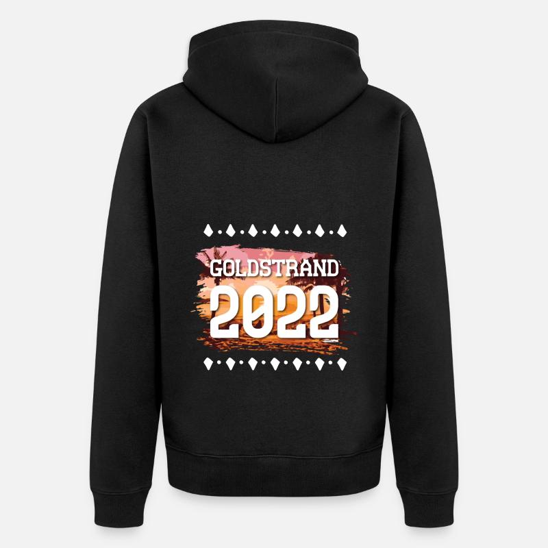 Sables d’Or 2022 - Veste à capuche bio Premium Unisexe - noir