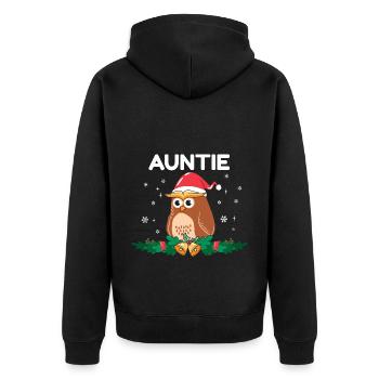 Cadeaux de Noël Noël - Veste à capuche bio Premium Unisexe - noir - Dos - Nico (187cm)