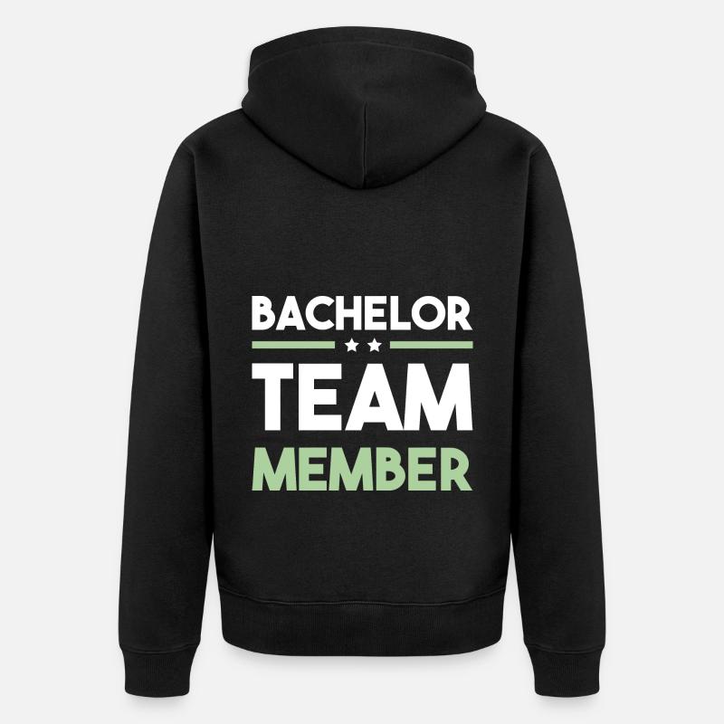 Équipe Bachelor - Veste à capuche bio Premium Unisexe - noir