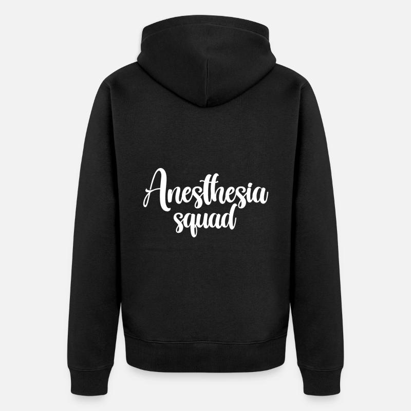 Escouade d’anesthésie - Veste à capuche bio Premium Unisexe - noir